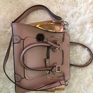 Rose gold bag
